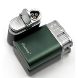 2024 Guevara Cigar Lighter Modern Triple 3 Jet Blue Flame Torch Lighter with Gift Box - 5 Colors.