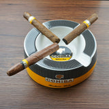 Large Cohiba Cigar Ashtray 8" Round for Patio/Outside/Indoor