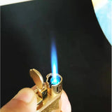 Guevara Gold Single Jet Cigar lighter Torch Refillable Windproof