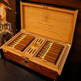 Stunning Che Guevara Lacquered Cigar Humidor - Hold 50-100 cigars, 3 tiers and fingerprint Lock