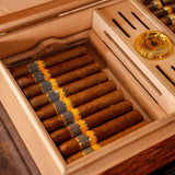 Stunning Che Guevara Lacquered Cigar Humidor - Hold 50-100 cigars, 3 tiers and fingerprint Lock