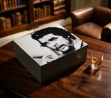 Che Guevara Humidor – 30-50 Cigar storage – Spanish Cedar – w/Hygrometer and Humidifier