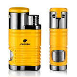 Cohiba 4 Jet Torch Cigar Lighter - Refillable w/ Punch and Fuel window