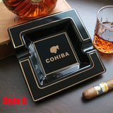 Montecristo Cohiba RyJ - Desk or Portable Cuban Habanos Cigar Ceramic Ashtrays