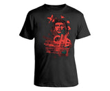 Che Guevara speech short sleeve black T-shirt