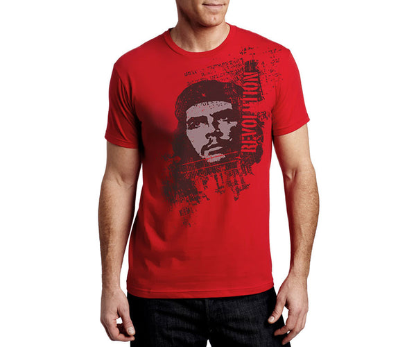 Che Guevara Revolution and stars red short sleeve T-shirt