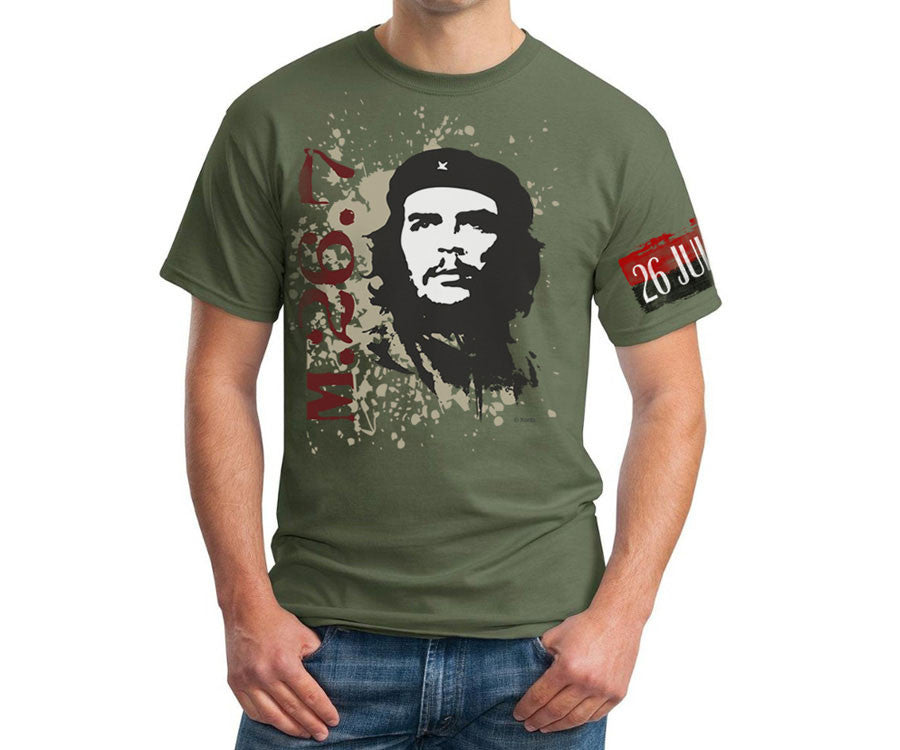 Che Guevara 26th of July Movement armband short sleeve T-shirt –