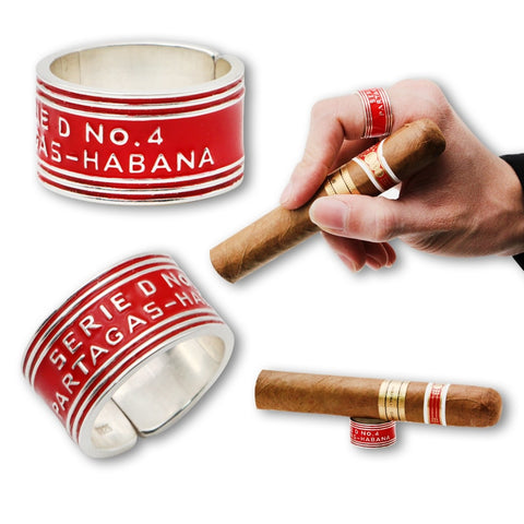 Cigar Ring - Montecristo - Partagas - Trinidad - 925 Sterling Silver