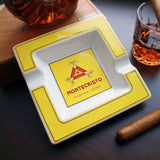 Montecristo Cohiba RyJ - Desk or Portable Cuban Habanos Cigar Ceramic Ashtrays