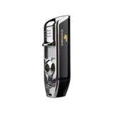 3 Torch - Cohiba Metal Cigar Lighter - Jet Flame Refillable w/Cigar Bullet Cutter - Portable Gift Box