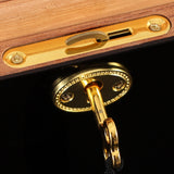 COHIBA Luxury Spanish Cedar Cigar Humidor (80-100) - Glossy Piano Finish - brass lock & humdification