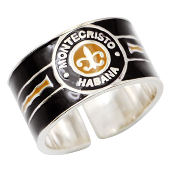 Cigar Ring - Montecristo - Partagas - Trinidad - 925 Sterling Silver