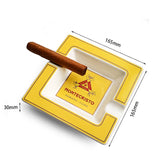 Montecristo Cohiba RyJ - Desk or Portable Cuban Habanos Cigar Ceramic Ashtrays