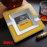 Montecristo Cohiba RyJ - Desk or Portable Cuban Habanos Cigar Ceramic Ashtrays