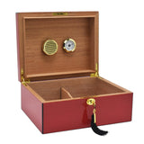 Che Guevara Humidor – 50-75 Cigar storage – Spanish Cedar – w/Hygrometer/Humidifier