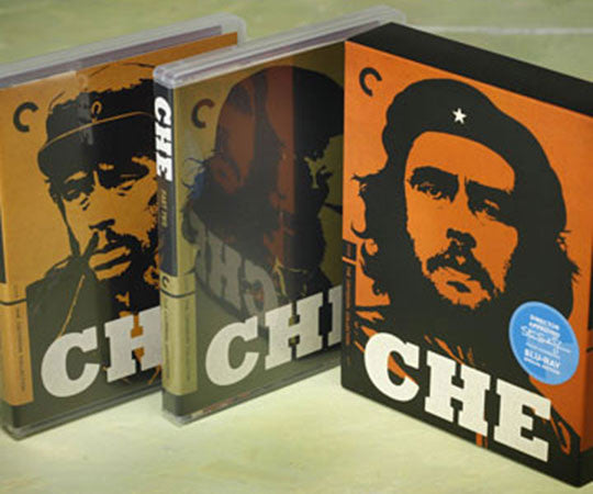 Che Guevara director-approved Criterion Collector's special edtion Blu-ray disc films, The Argentine (Part 1) and Guerrilla (Part 2), starring Benicio Del Toro, Julia Ormond, and Carlos Bardian, and directed Steven Soderbergh