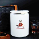 MONTECRISTO Ceramic Cigar Jar - Humidor - Limited Edition