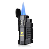 Cohiba Cigar 4 Torch Lighter Jet Flame - Refillable w/ Punch and Fuel window