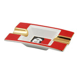 Guevara 2 Cigar Gold Plated Ashtray with Gift Box. - Limited Edition run