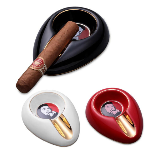 Che Guevara Single Cigar Ashtray - Portable for Outdoor Indoor use Incl Box