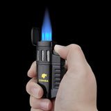 Cohiba Cigar 4 Torch Lighter Jet Flame - Refillable w/ Punch and Fuel window
