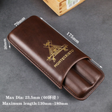 Montecristo Cigar Leather Travel 2 Cigar Holder