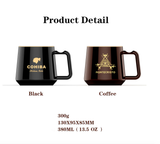 Limited Edition COHIBA - MONTECRISTO Ceramic Coffee mug with Cigar Holder